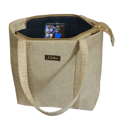 Sathié All-Generation Jute Tote | Everyday Luxe | Under ₹999